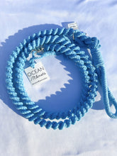 Load image into Gallery viewer, Sky Blue Macrame Dog Leash-5 foot
