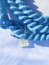 Load image into Gallery viewer, Sky Blue Macrame Dog Leash-5 foot
