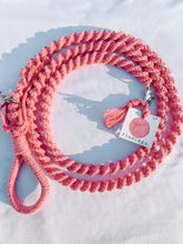 Load image into Gallery viewer, Flamingo Macrame Dog Leash-6 foot
